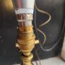 onxy and brass table lamp. 14 inches high Image 2