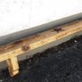Rustic floating stove mantle / shelf Image 2