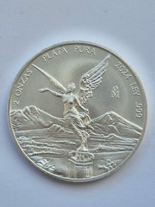 2024 2 oz Mexican Libertad Silver Bullion Coin