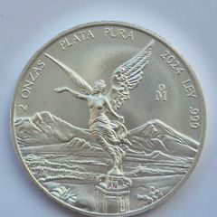 2024 2 oz Mexican Libertad Silver Bullion Coin