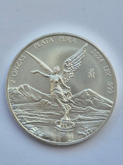 2024 2 oz Mexican Libertad Silver Bullion Coin