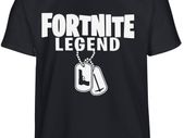 Fortnite Legend DogTag TShirt - Legend Of Fortnite Battle Royale - Fortnite Legend Kids Shirt