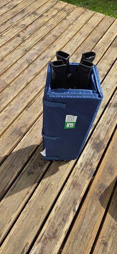 2 tier Travel cot with changing table. excellent condition.