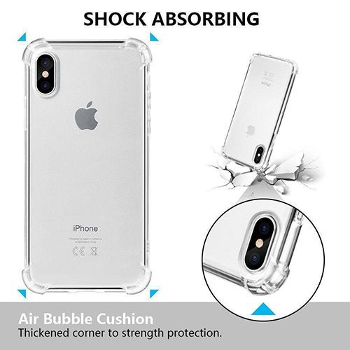 iPhone X XS Thin Silicone Case Gel Clear TPU Back Protective Cover