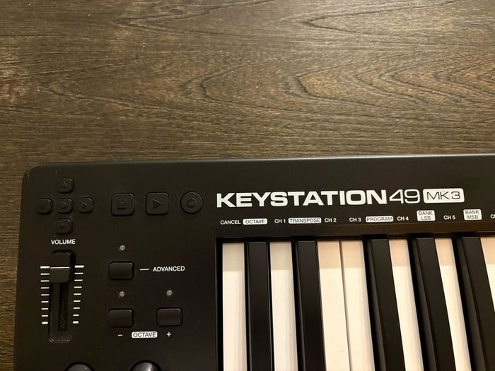 M-Audio 49 MIDI Keyboard. 2 times used