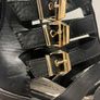 Black cut-out platform heel Image 5