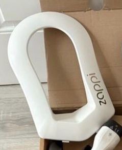 White cover car charger zappi