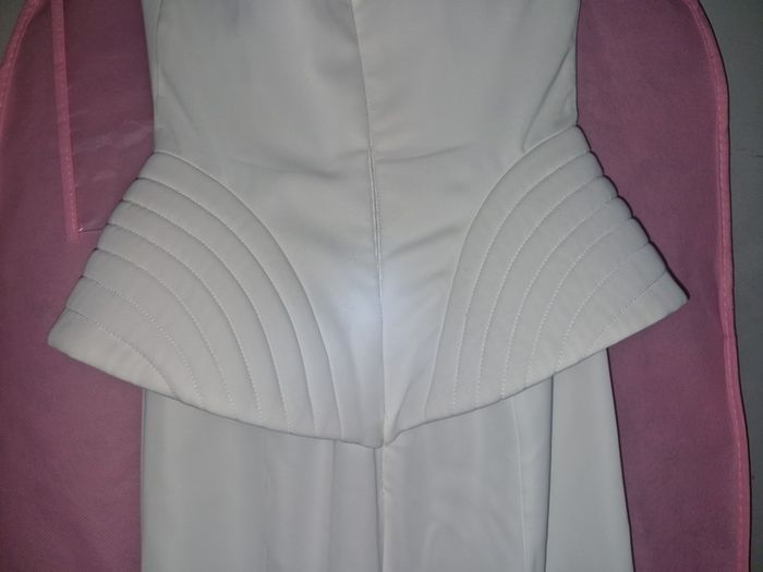 Ivory white Debs dress