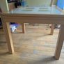 Kitchen Table - glass topped Image 2