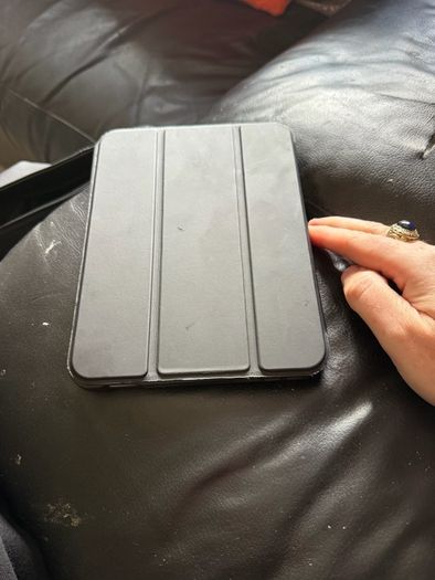 iPad Mini 7th Gen with Apple Pencil and Folio Case