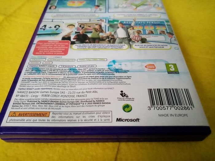 Kinect Dr Kawashima s Body and Brain Exercises XBOX 360 Games Original