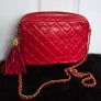 Stunning Genuine Entrupy certified Chanel Red Bag Vintage Excellent Camera bag Crossbody Image 9