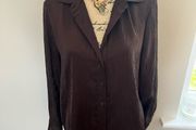 Brown Crepe Blouse