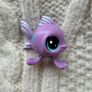 Littlest Pet Shop LPS Lucky Fortune Cookie Brant The Fish approx. 2" Figure Wave 4 Used Please look at the pictures Image 9