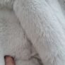 Diane Von Furstenberg White Faux Fur Coat - Sz 12-16UK - Rrp 690 - BNWT Image 3