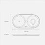 Baseus Wireless Charger Planet 2-in-1 Cable Winder QC Wireless Charging (Type-C 3A, 1m) Black WXPL-B02 Image 4