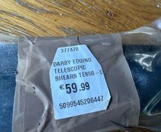 New telescopic edging shears