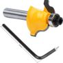 12 PCS 6.35mm 1/4 Inch Shank Tungsten Carbide Tipped Router Bit Set with Wrench Image 2
