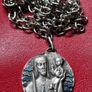 1960's Saint Christopher Medal on chain by Jean balme Image 2