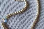 Natural pearls sterling silver