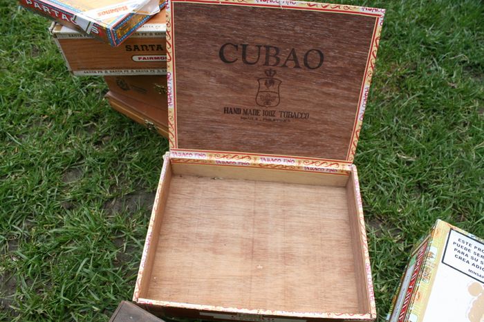 Vintage Wood Cigar Boxes