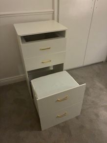 Dressing table and chair