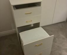 Dressing table and chair
