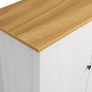 Sideboard Hill Range White 120x40x80 cm Solid Pine Wood Image 6