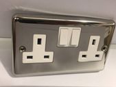 Polished Chrome Double Sockets