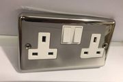 Polished Chrome Double Sockets