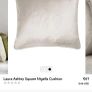 Laura Ashley Nigella Silver Cushion Image 4