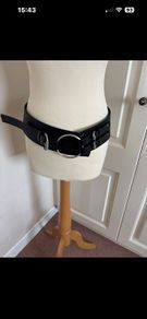 Adjustable leather belt - NWOT