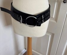Adjustable leather belt - NWOT