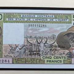 West African States T Togo 500 francs 1986 Gem Uncirculated Banknote