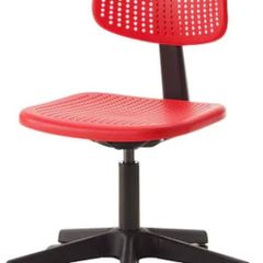 ikea office chair black and red