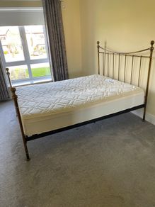 King Size Bed Frame + Kaymed Mattress