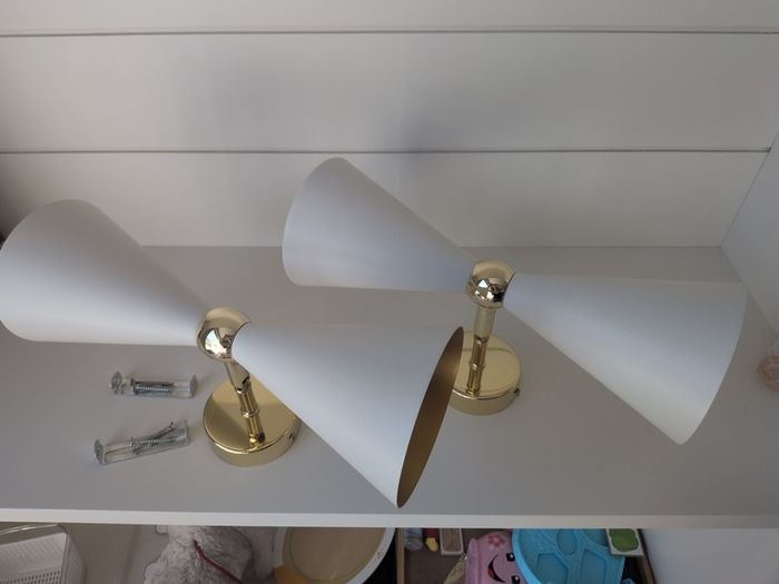 Pair of wall lights
