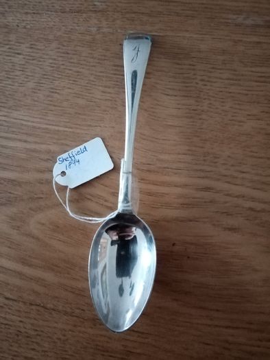 Antique silver spoons