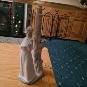 porcelain figurine lamp - The Shepardess