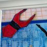 Original Art Swim Art Swimmer Pool Abstract Art Contemporary Irish Art Image 4