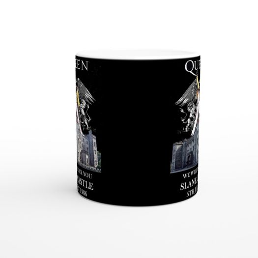 Queen Slane Castle Ireland 1986 Commemorative 11oz Ceramic Mug