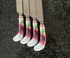 Laura Ashley Floral Heritage 4-Piece Butter Flatware Set