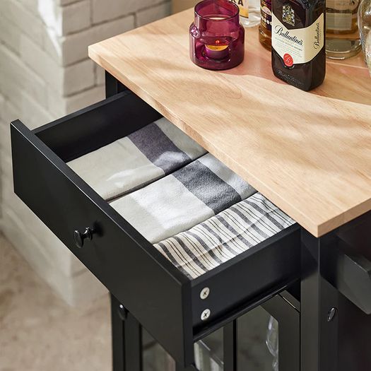 kitchen trolley cabinet black display cabinet glass door