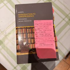 Lloyds Introduction to Jurisprudence