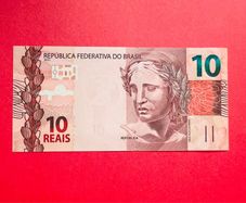 Brazil  10  Reals. 2010  Pick  254. Uncirculated