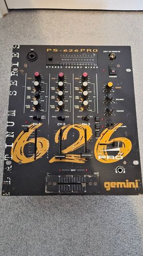 Gemini Ps626 pro DJ Mixer
