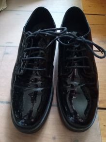 Patent leather shoe M&S