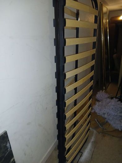 Camping double bed frame