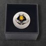 925 Vintage Ward Bros Sterling Silver Scottish Thistle Brooch Image 2