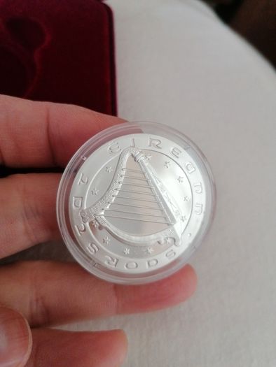 1992 Ireland Silver Proof ECU Coin